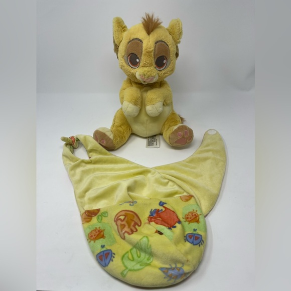 DISNEY: Lion King Plush Baby Simba in Swaddle. Disney Parks. - Picture 5 of 11